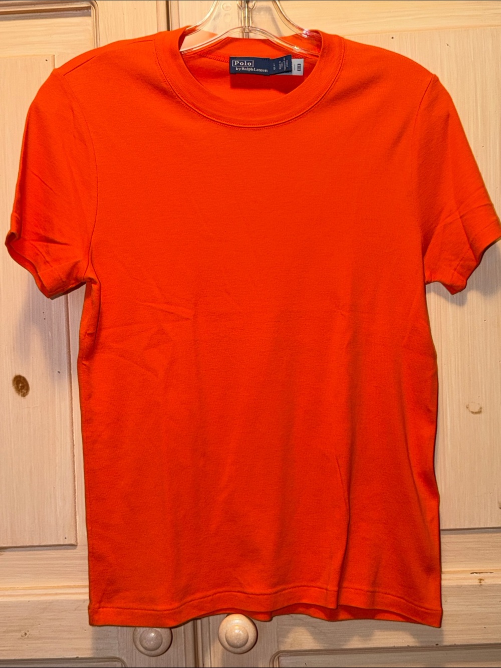 Polo by Ralph Lauren Bright Orange Short Sleeve Crewneck Tee